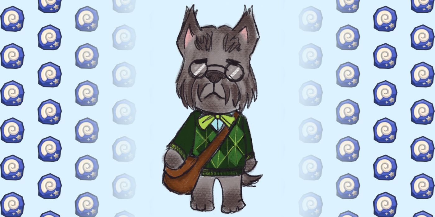 Animal Crossing New Horizons Fossil Dog NPC