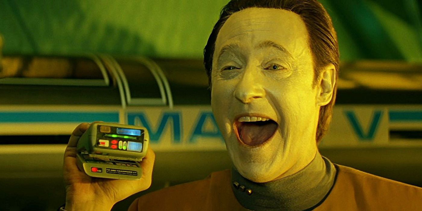 Data Emotion Chip in Star Trek Generations
