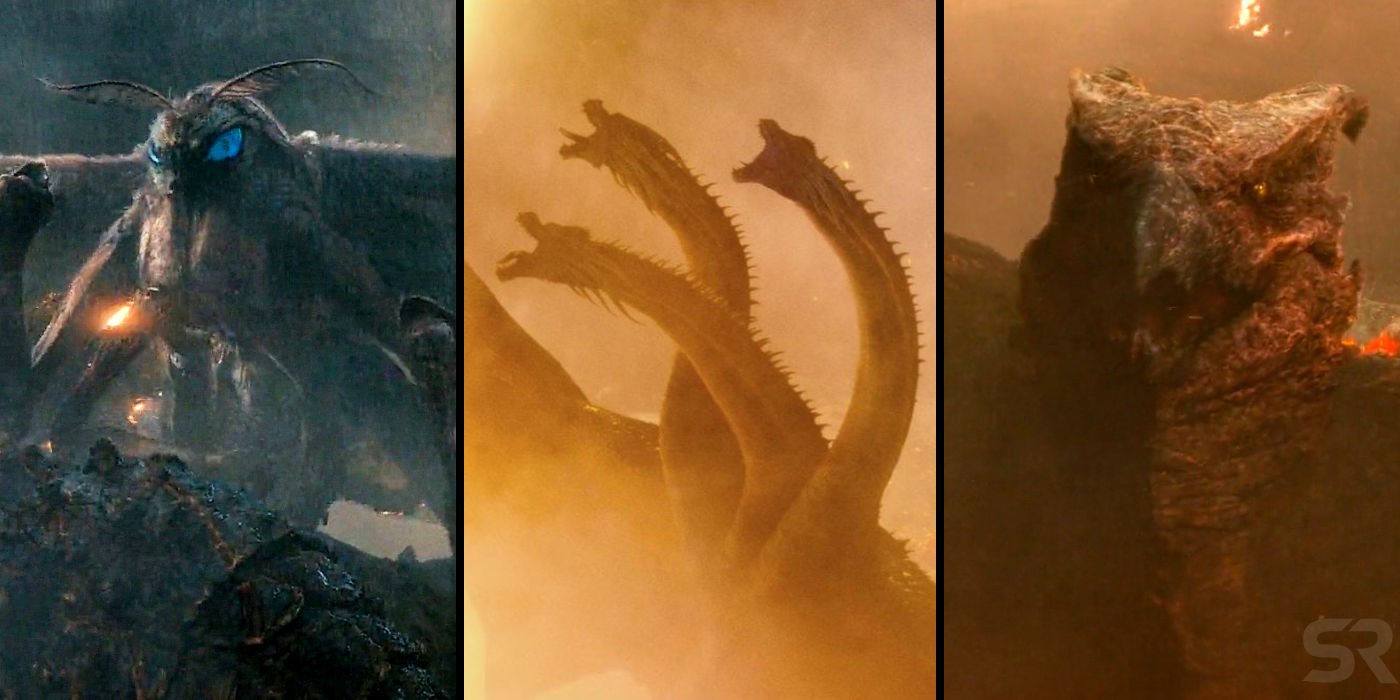 Mothra Ghidorah and Rodan