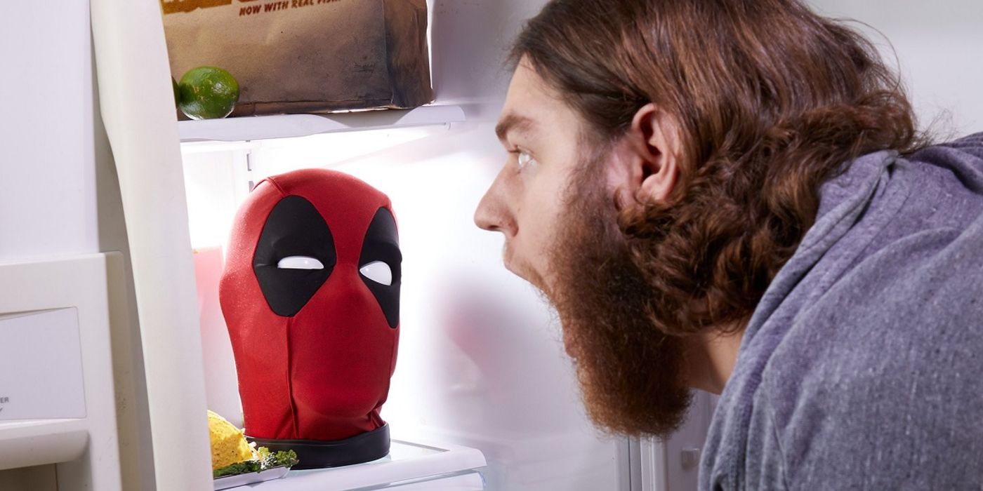 Deadpool Head in Fridge