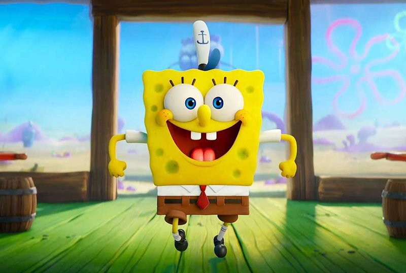 spongebob on run