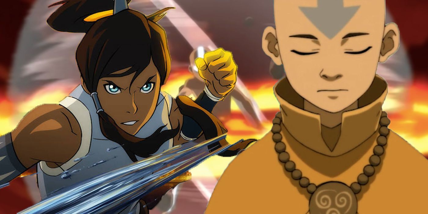 Aang Korra Avatar the last Airbender