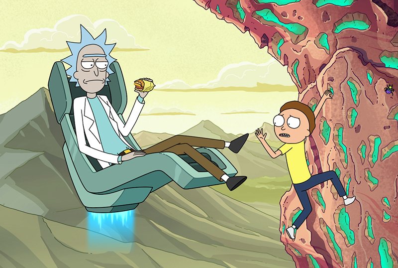 Rick and Morty Season 4 Episode 3 Climbing Wall