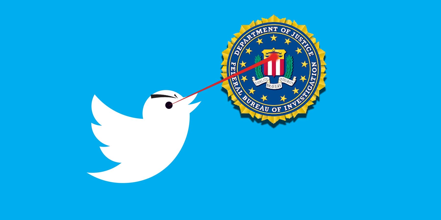 FBI Logo Angry Twitter