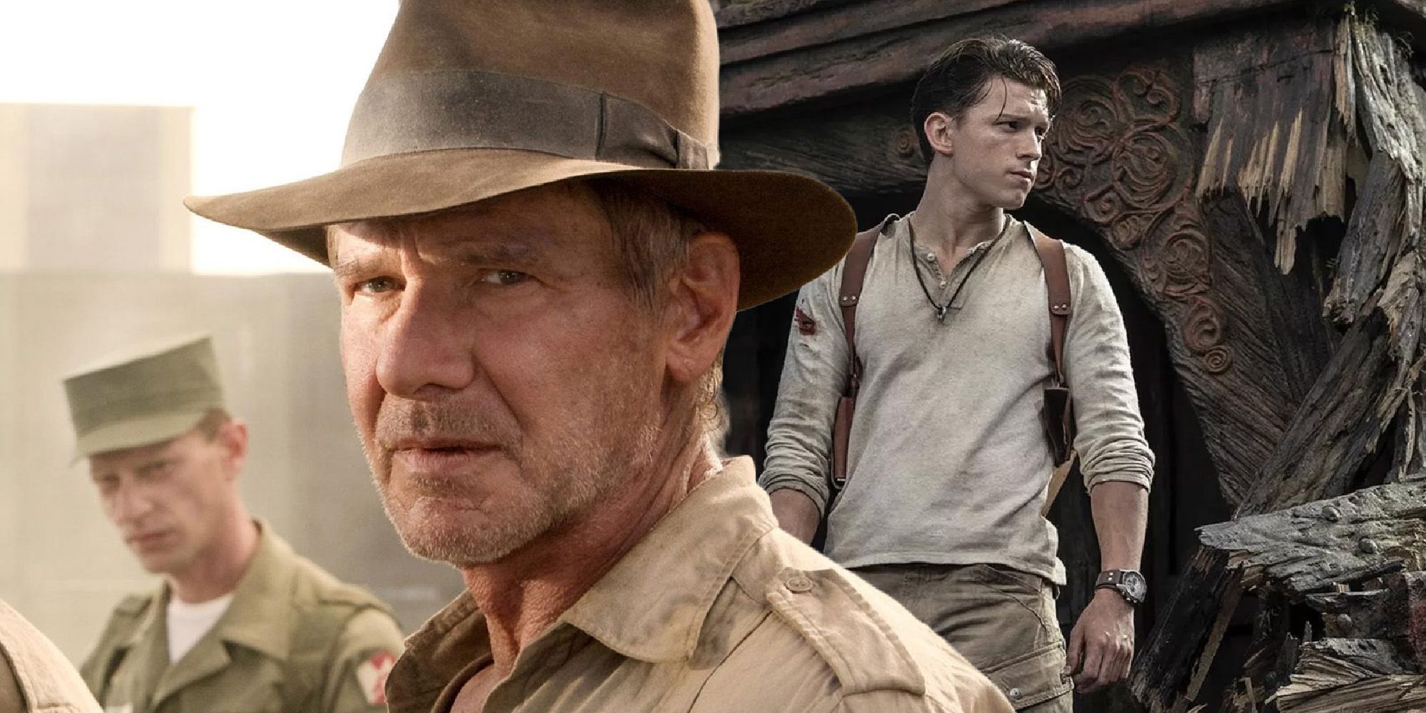 Harrison Ford Indiana Jones Uncharted Tom Holland