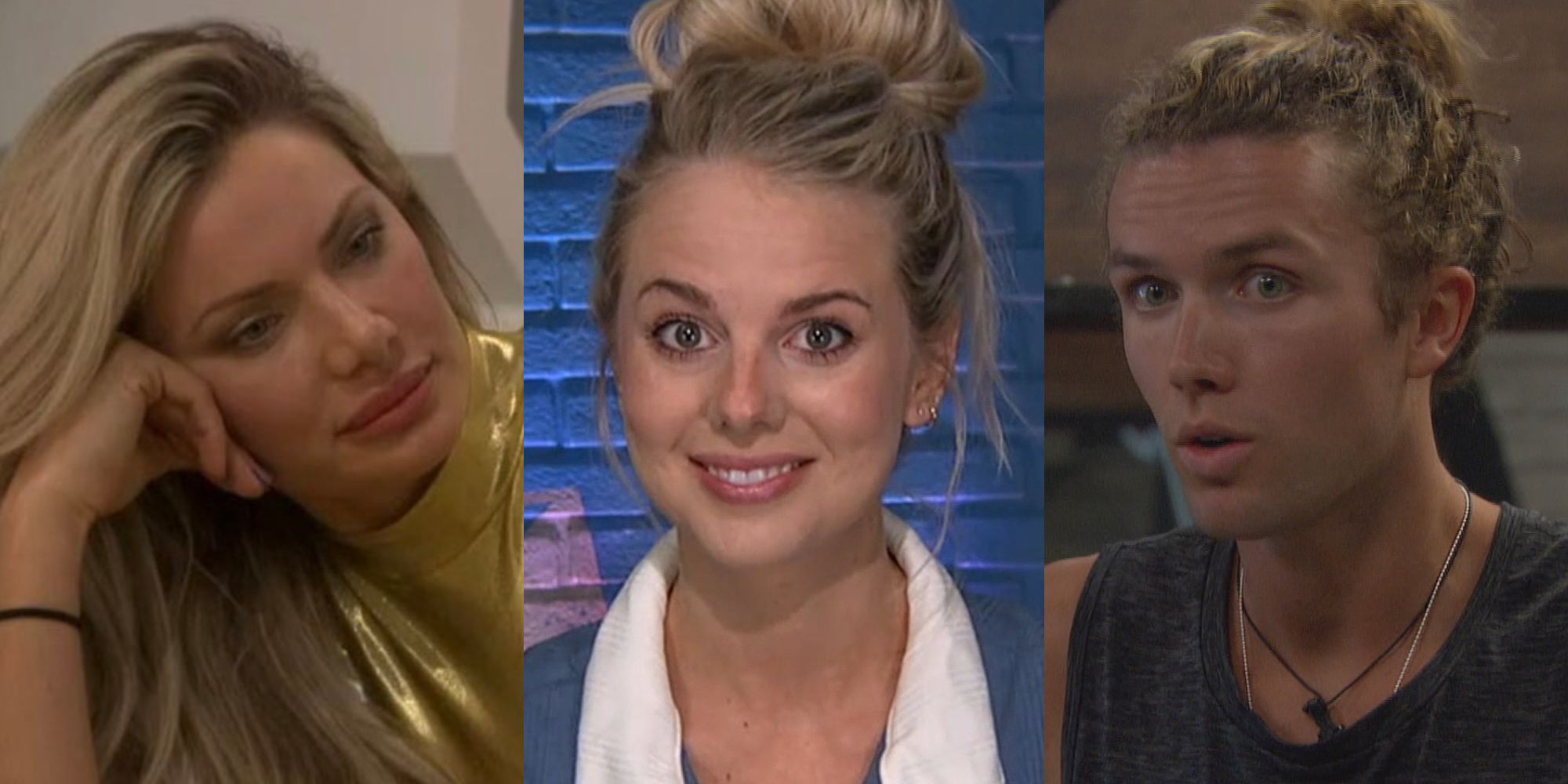 Janelle Pierzina Nicole Franzel and Tyler Crispen on Big Brother 22 All Stars