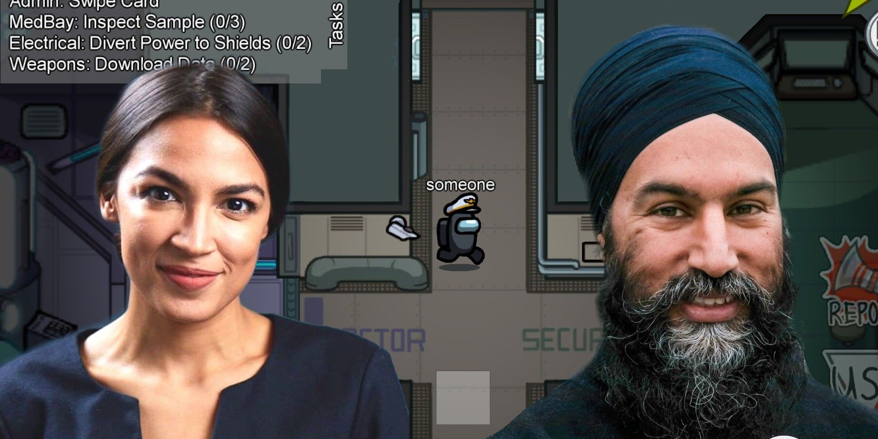 AOC Jagmeet Singh Stream Among Us On Twitch