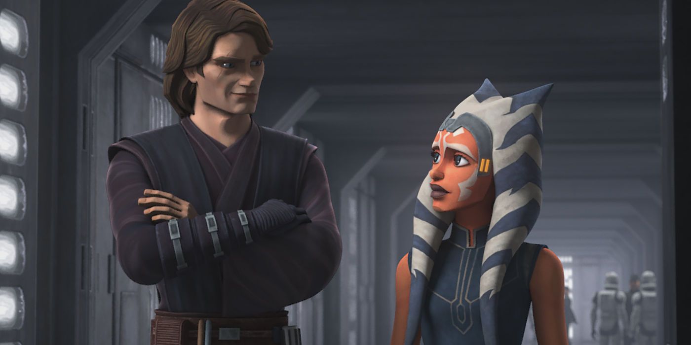 Ahsoka and Anakin in Clone Wars Season 7