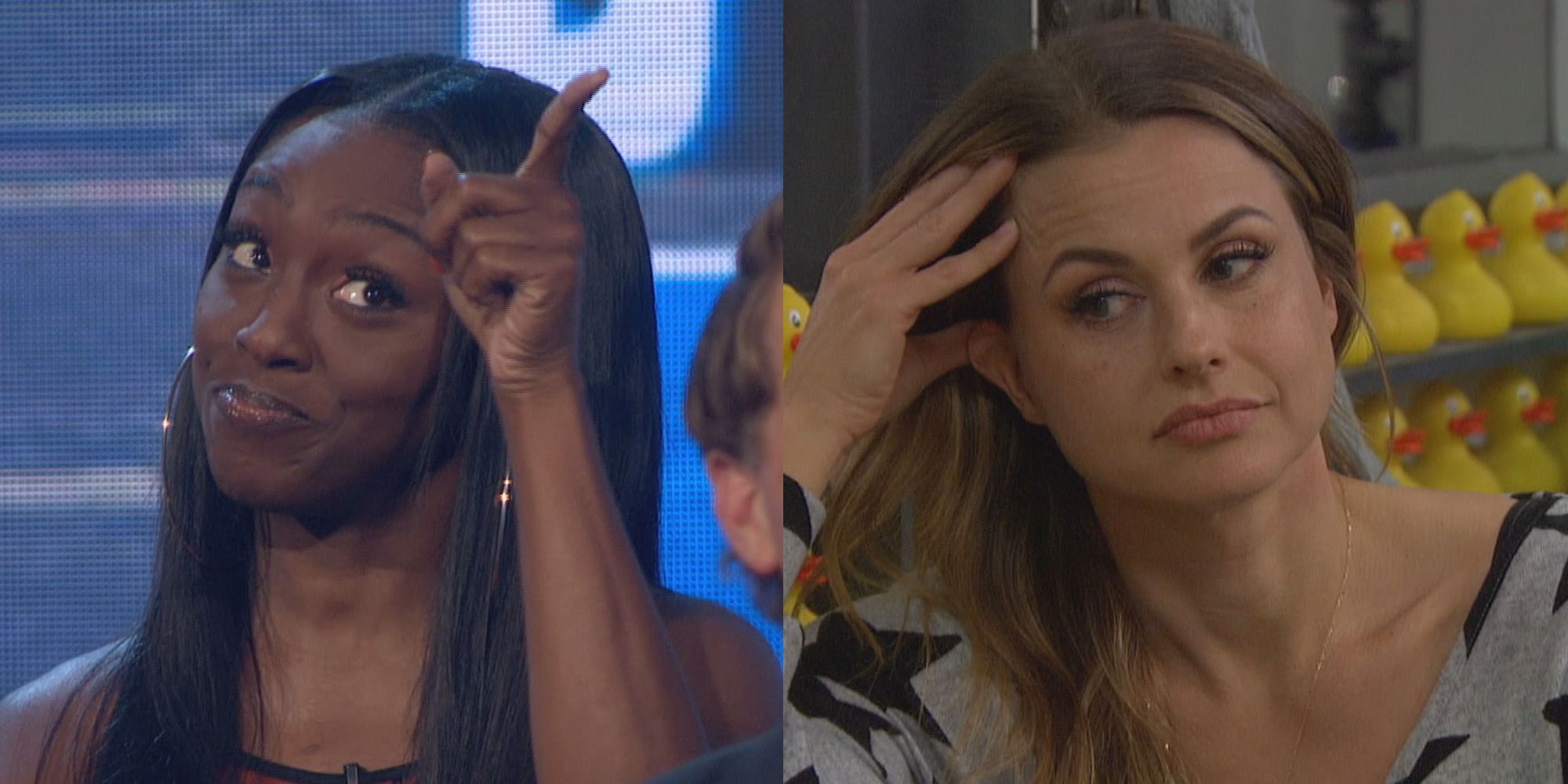 DaVonne Rogers and Christmas Abbott on Big Brother 22 All Stars