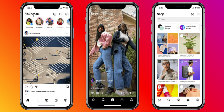 Comment les bobines et les onglets de l'écran d'accueil montrent qu'Instagram change