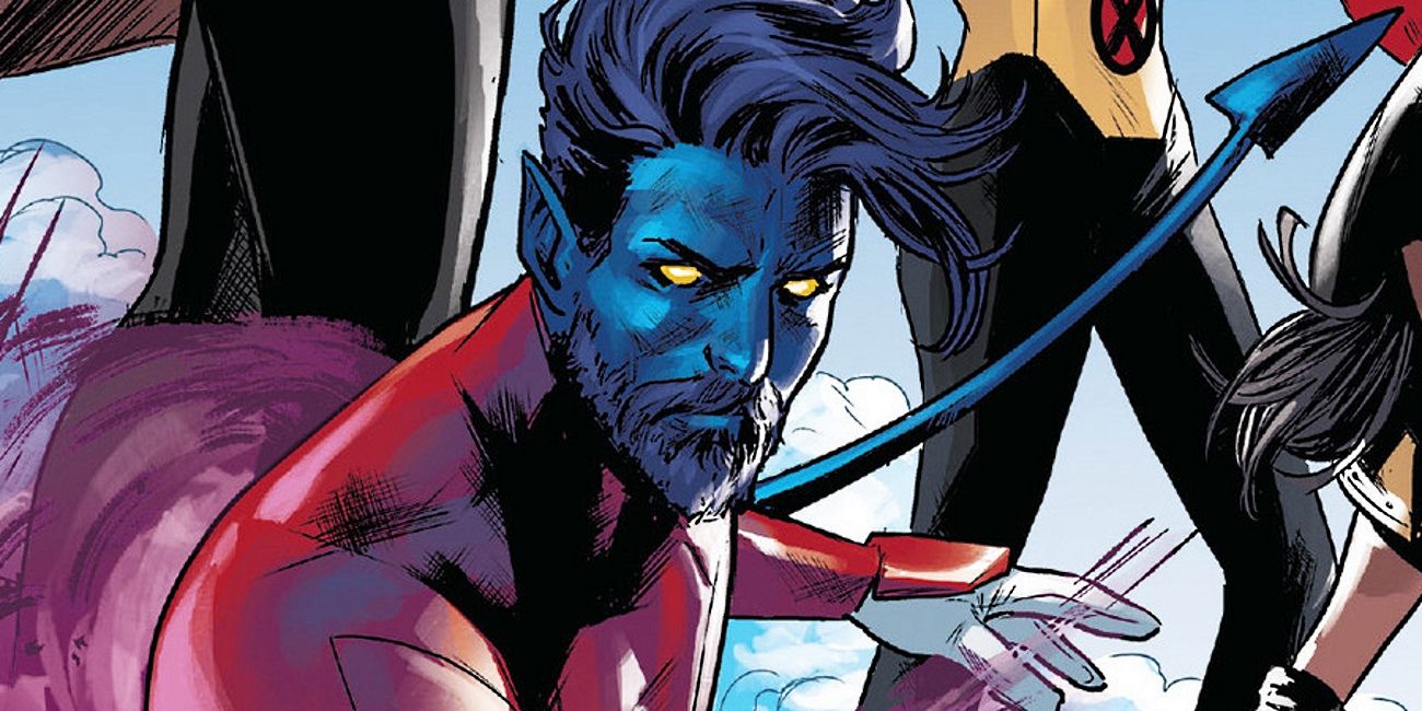 Nightcrawler X Men Beard Comic Art