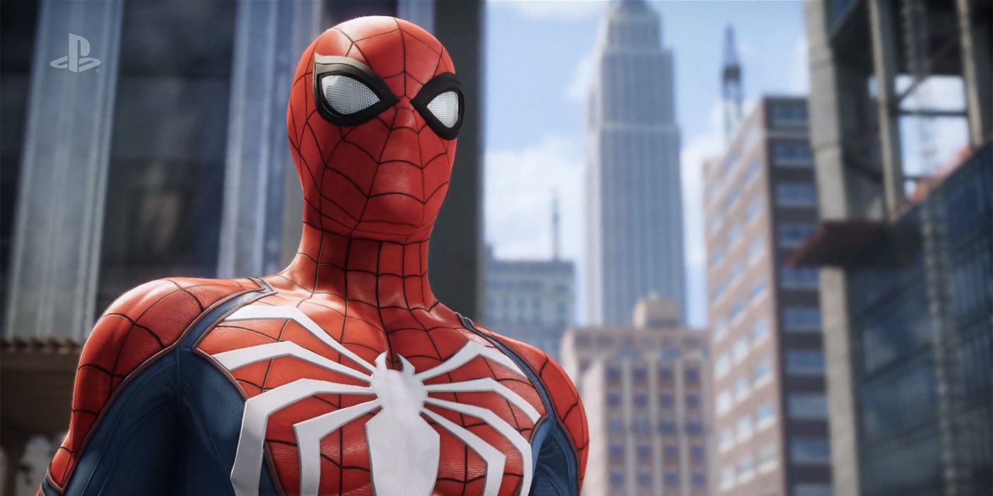 Spider Man is ready for action in Marvels Spider Man by Insomniac Games