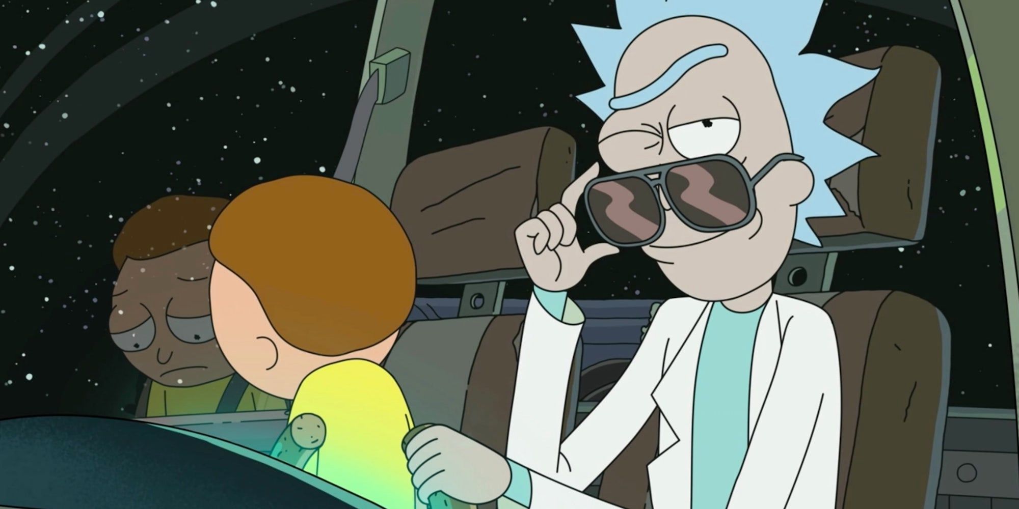 rick winks rick and morty season 4 episode 3