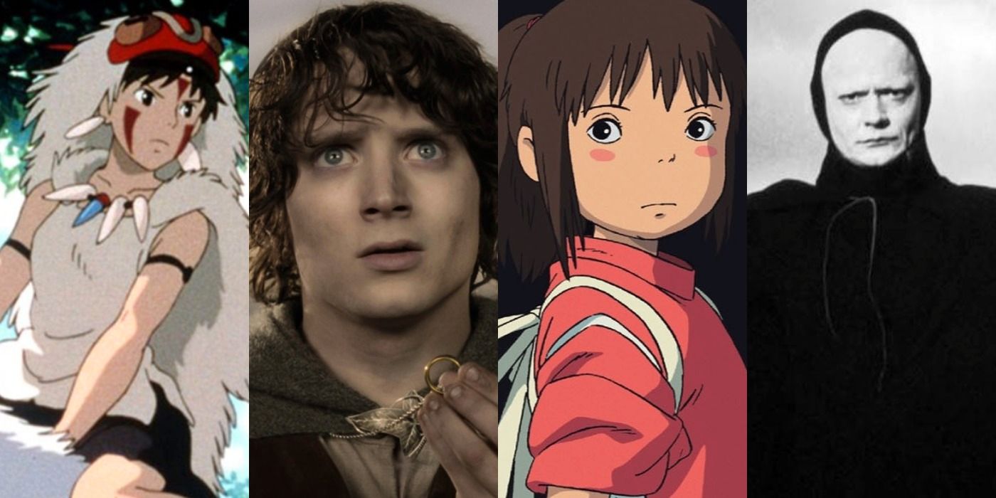 San from Princess Mononoke Frodo from The Lord of the Rings Chihiro from Spirited Away and Death from The Seventh Seal