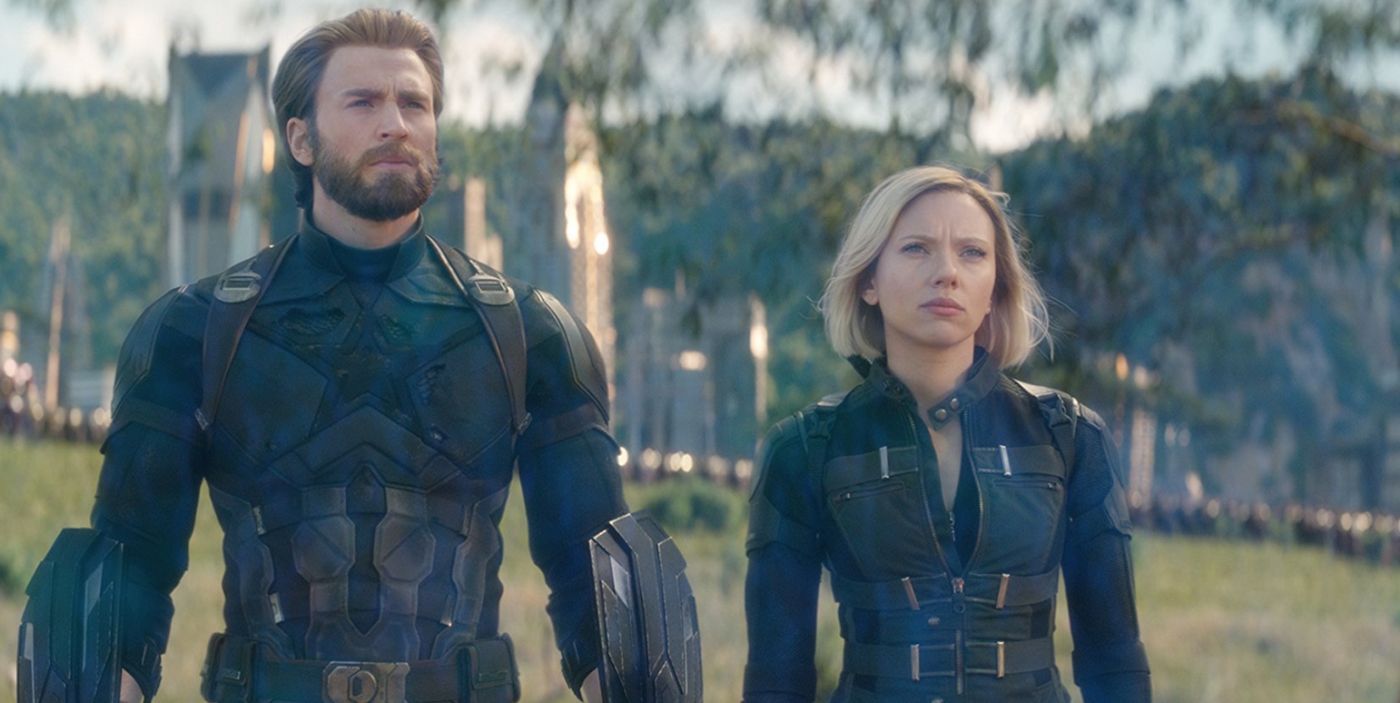 Avengers Infinity War Captain America Black Widow