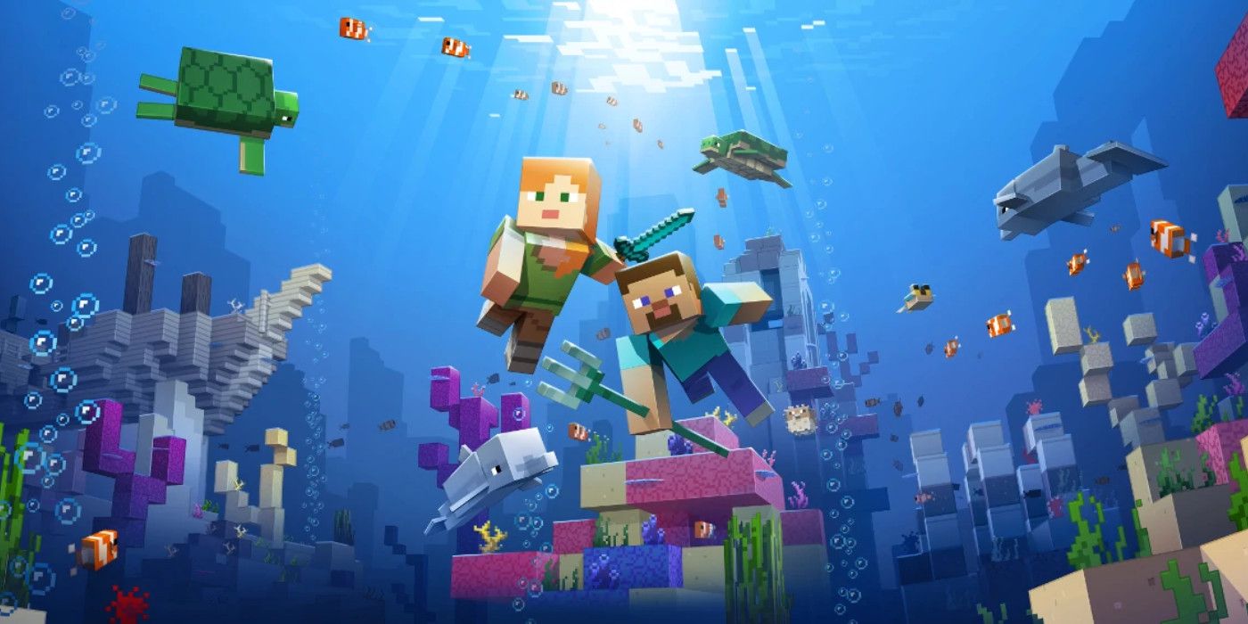 Minecraft Ocean Update Poster