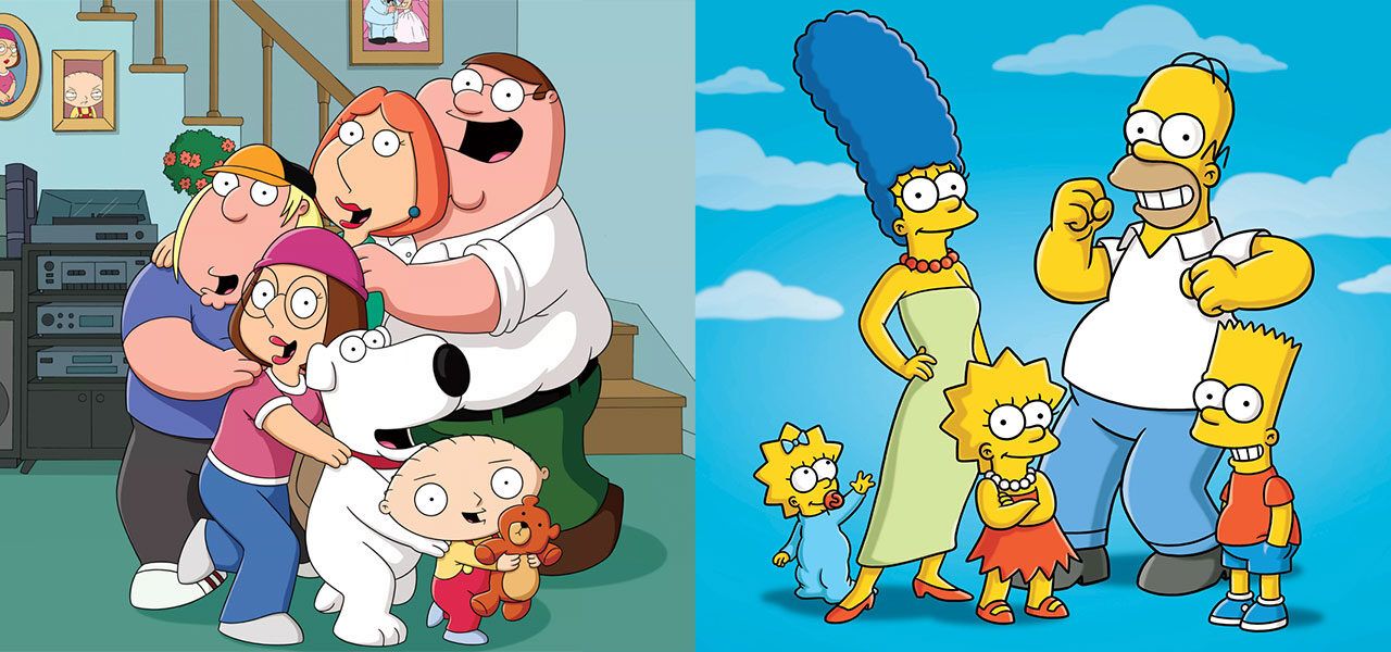 family guy the simpsons