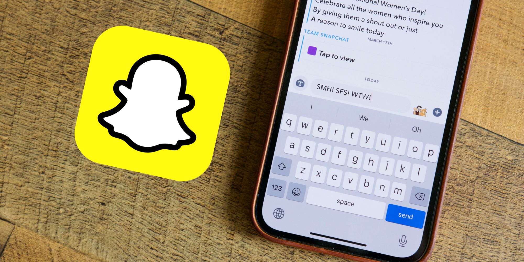 snapchat smh sfs wtw meanings