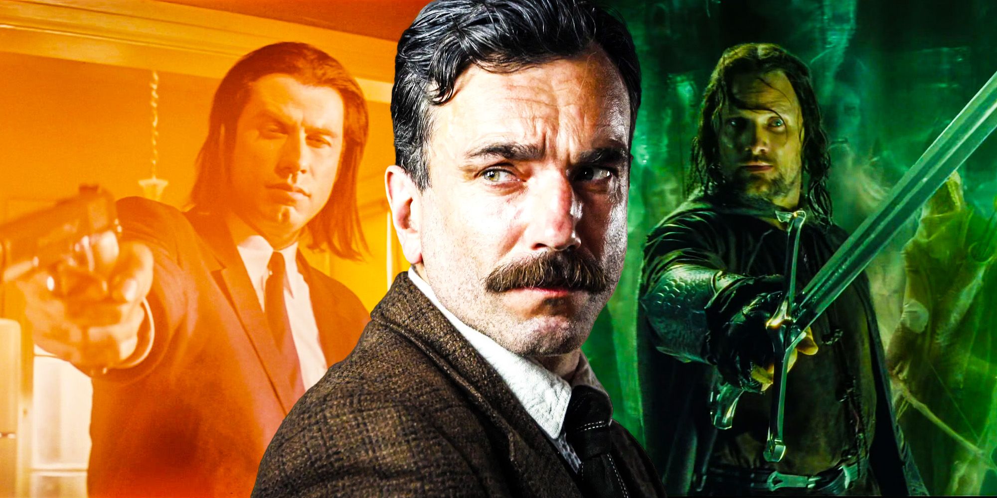 Daniel Day lewis movie roles turned down pulp fiction vega aragorn lord of the rings 1