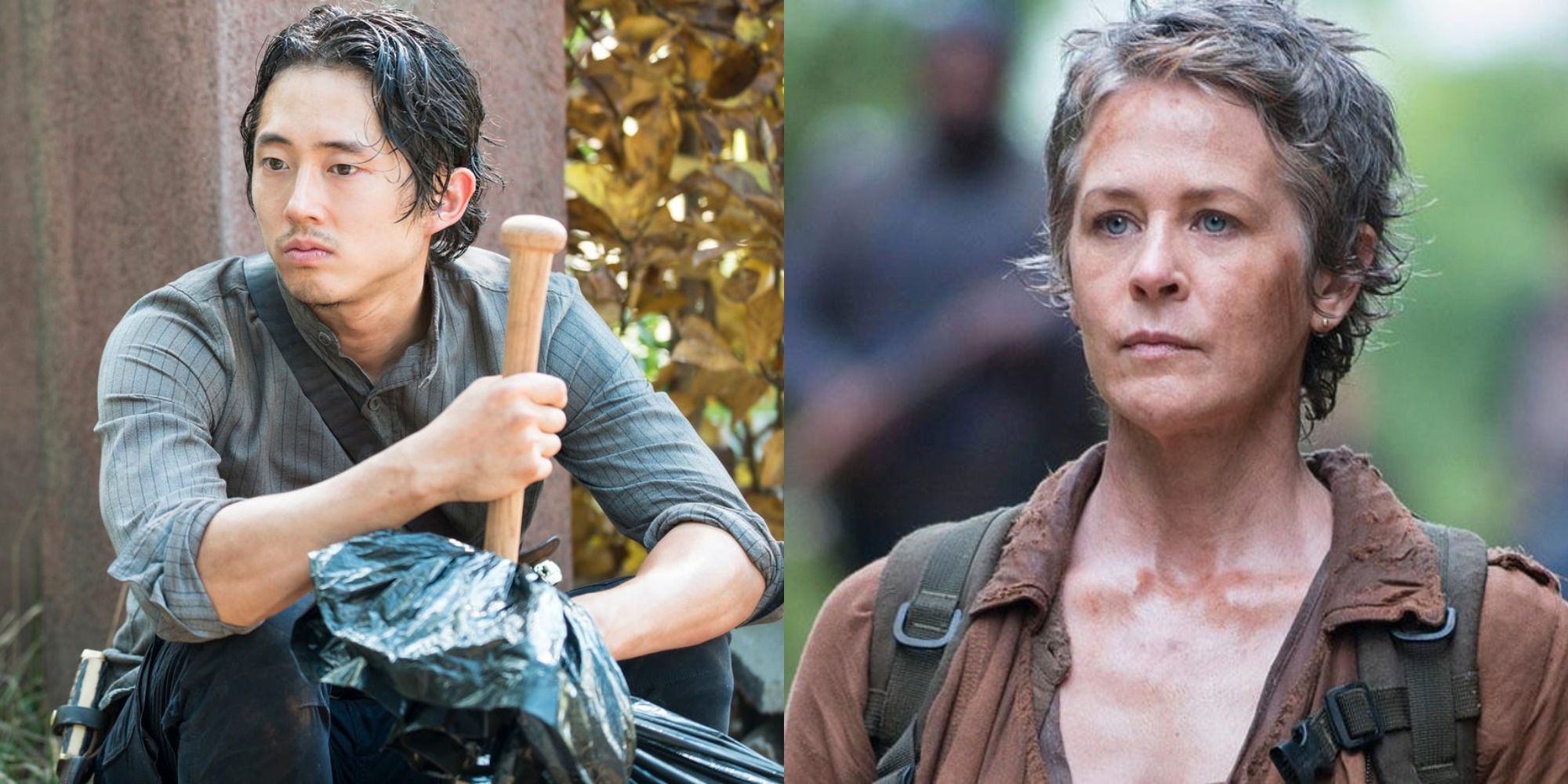 The Walking Dead Steven Yeun Melissa McBride