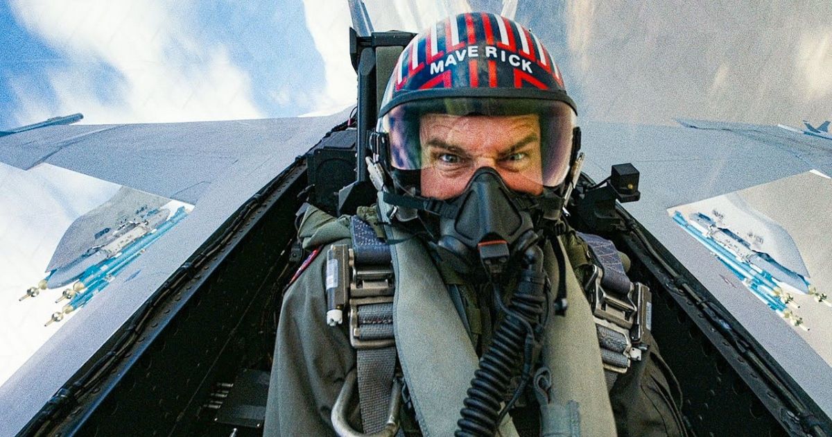 Tom Cruise as Pete Maverick Mitchell in Top Gun Maverick 1