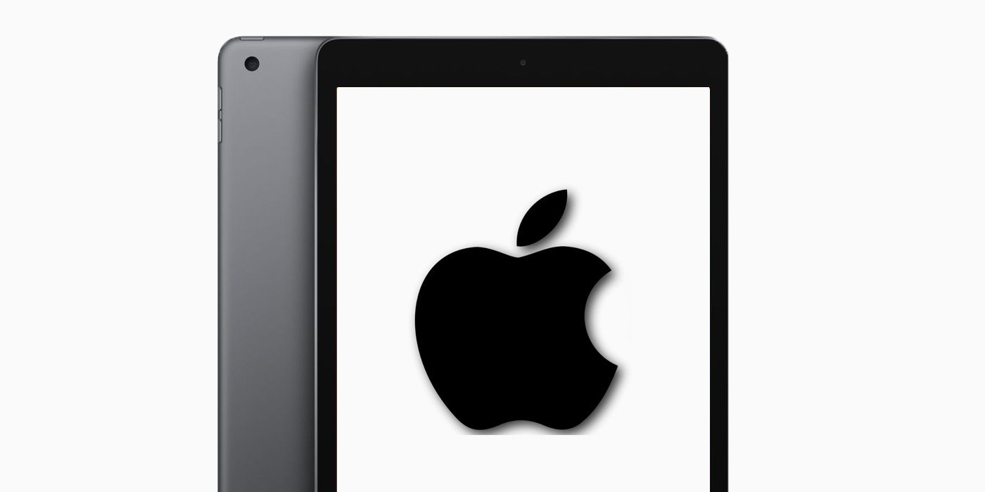 ipad with apple logo 2