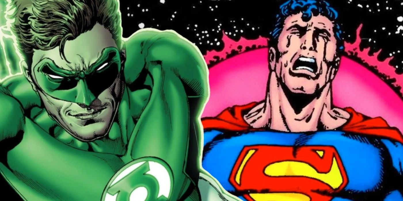 Green Lantern Hal Jordan and Superman DC Comics