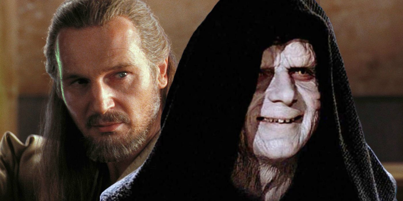 Star Wars Qui Gon Jinn Palpatine