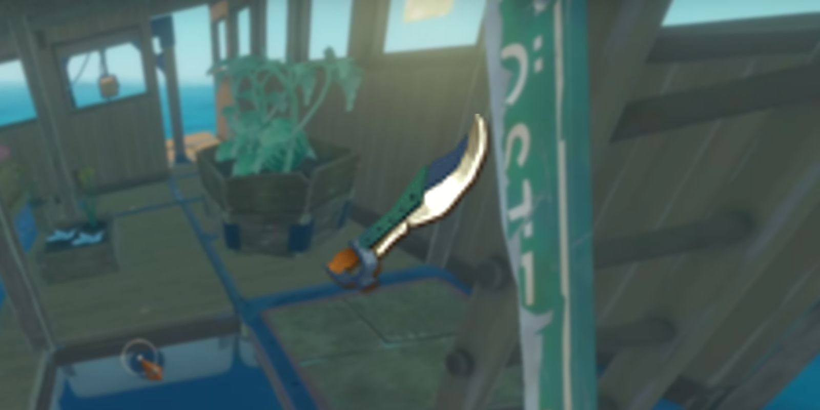Raft How to Craft Use The Titanium Sword Holding Sword