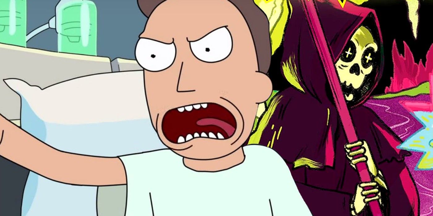 Rick and morty jerry grim reaper