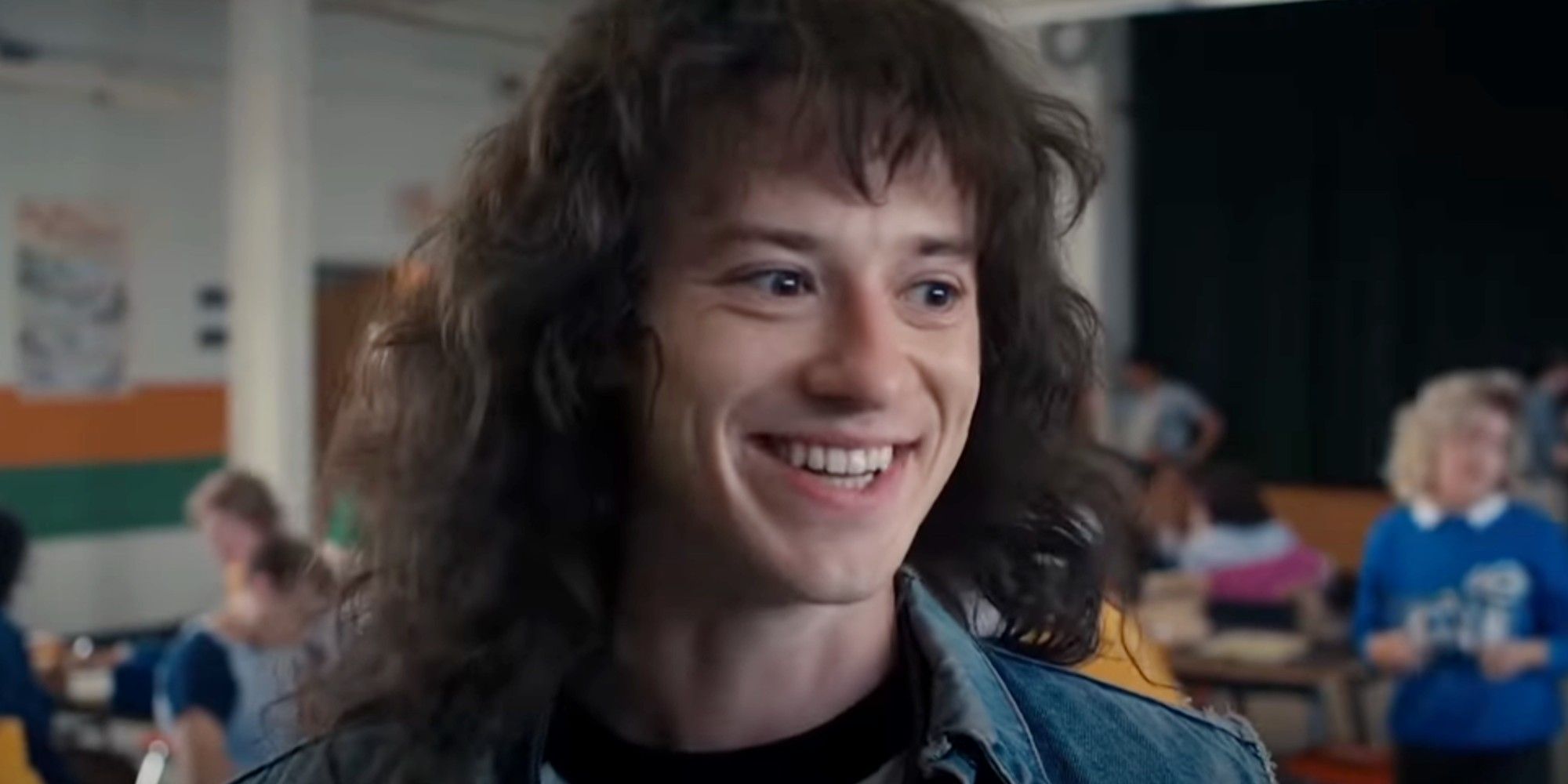 Stranger Things Season 4 Joseph Quinn as Eddie Munson Dining Hall