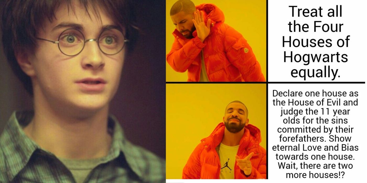 Harry Potter meme with reaction