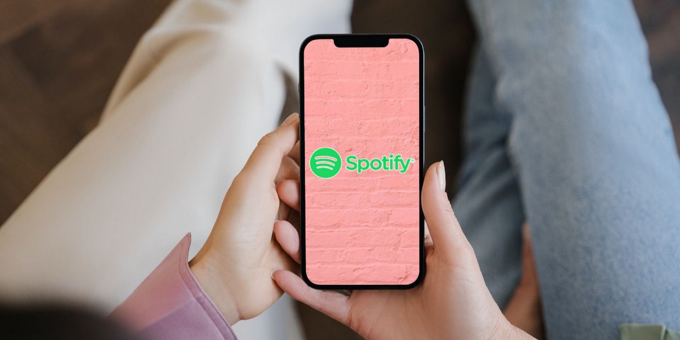 Spotify logo on iPhone