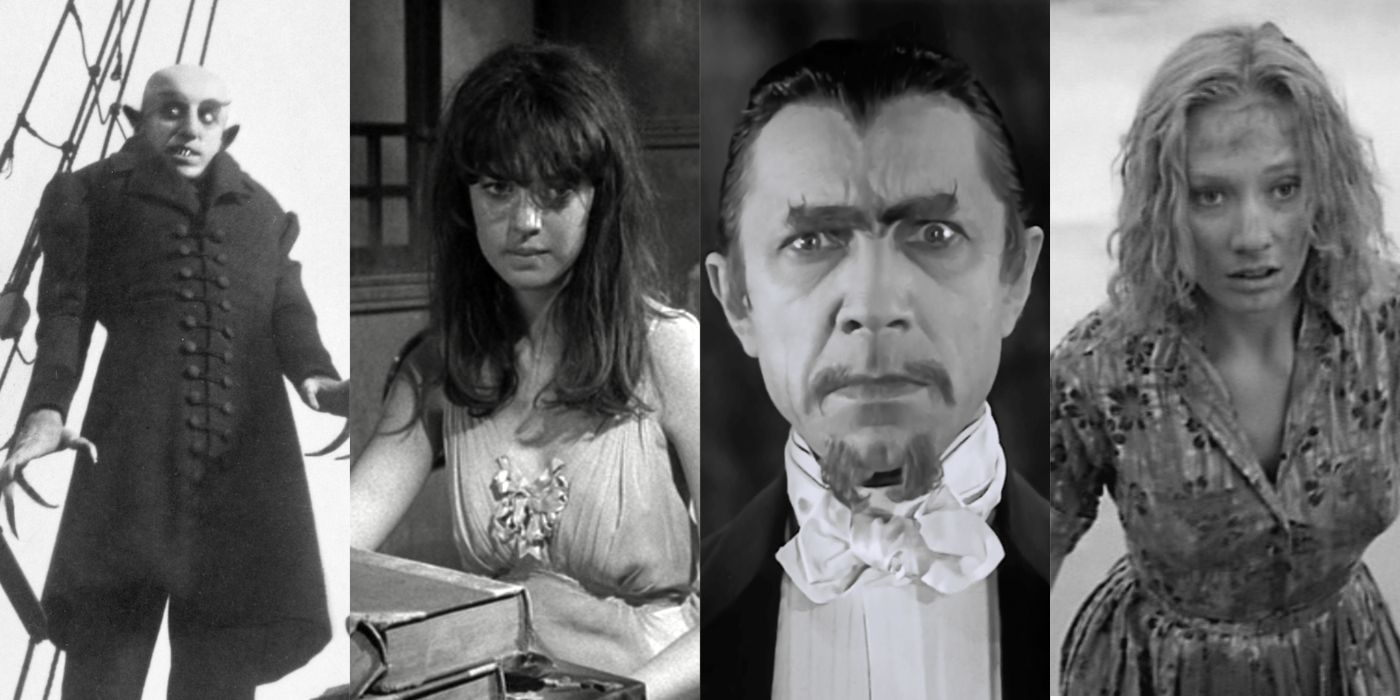 Stills from various horror movies that are in the public domain 1