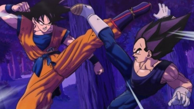 goku vegeta super hero