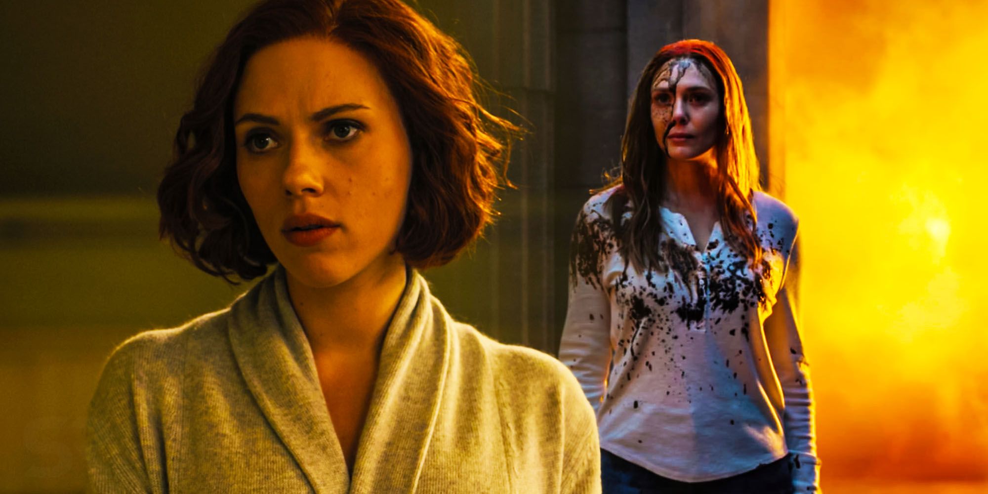 Black widow Scarlet witch doctor strange multiverse of madness