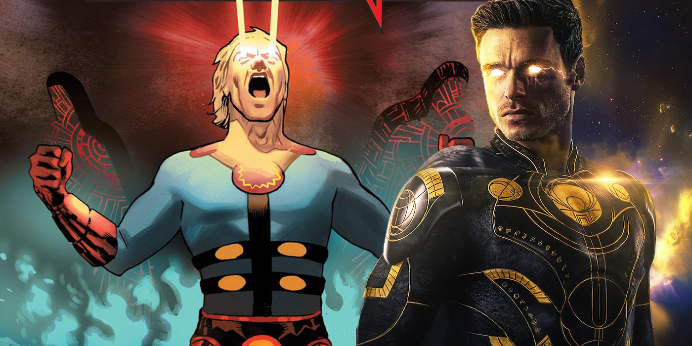 Eternals copie et completement boucher la couverture de bande dessinee