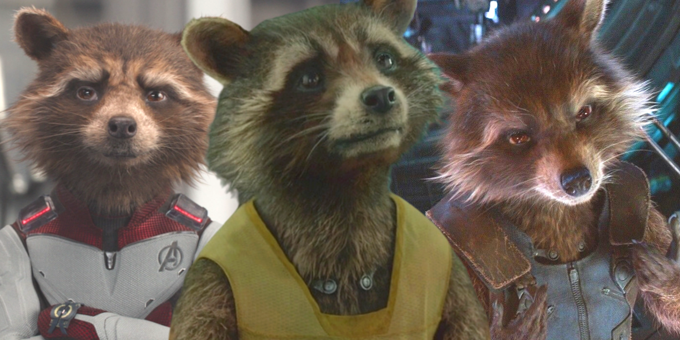 La trame de fond invisible de Rocket Raccoon fait de