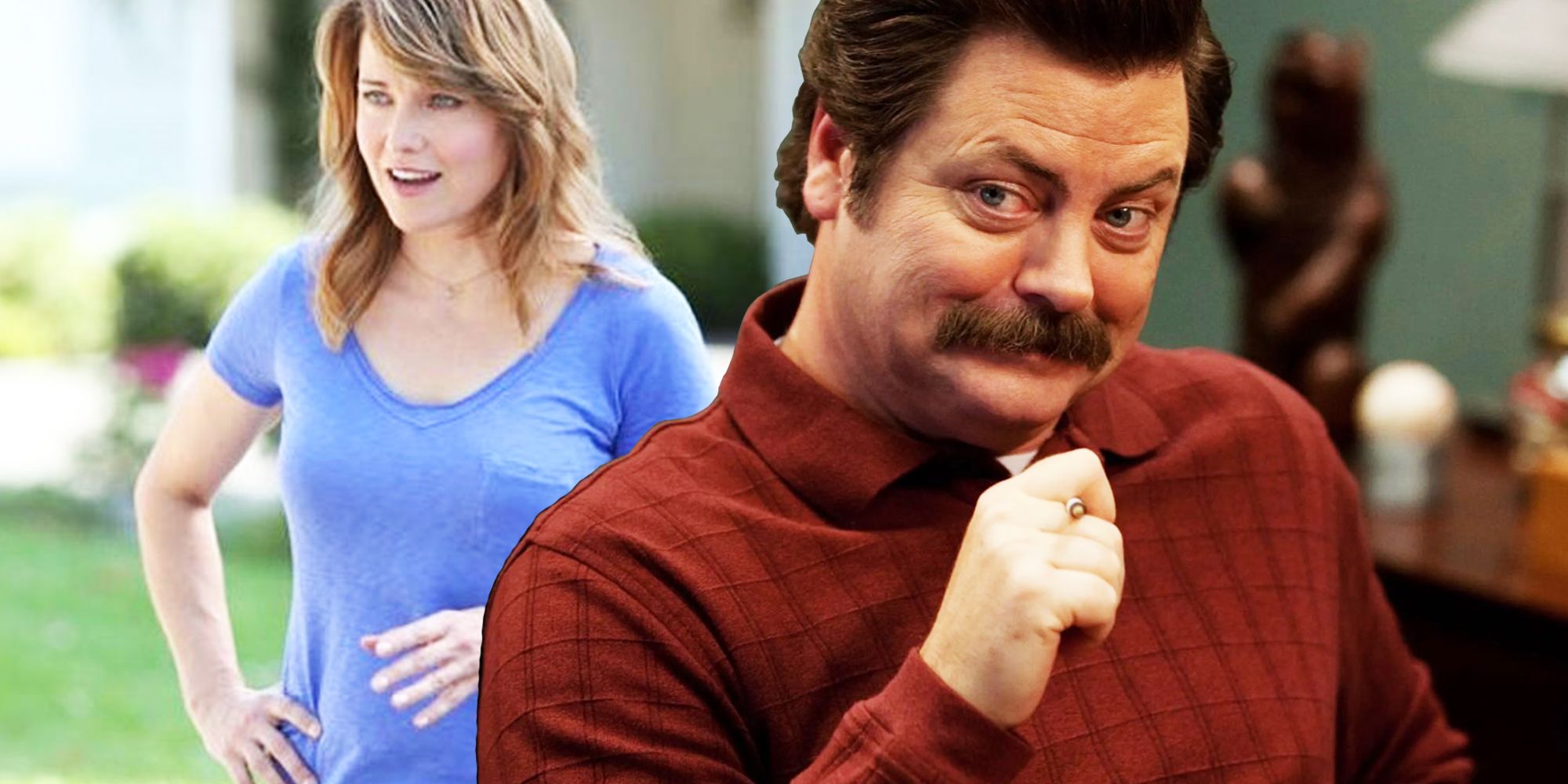 Parks and Rec Ron Swanson Diane