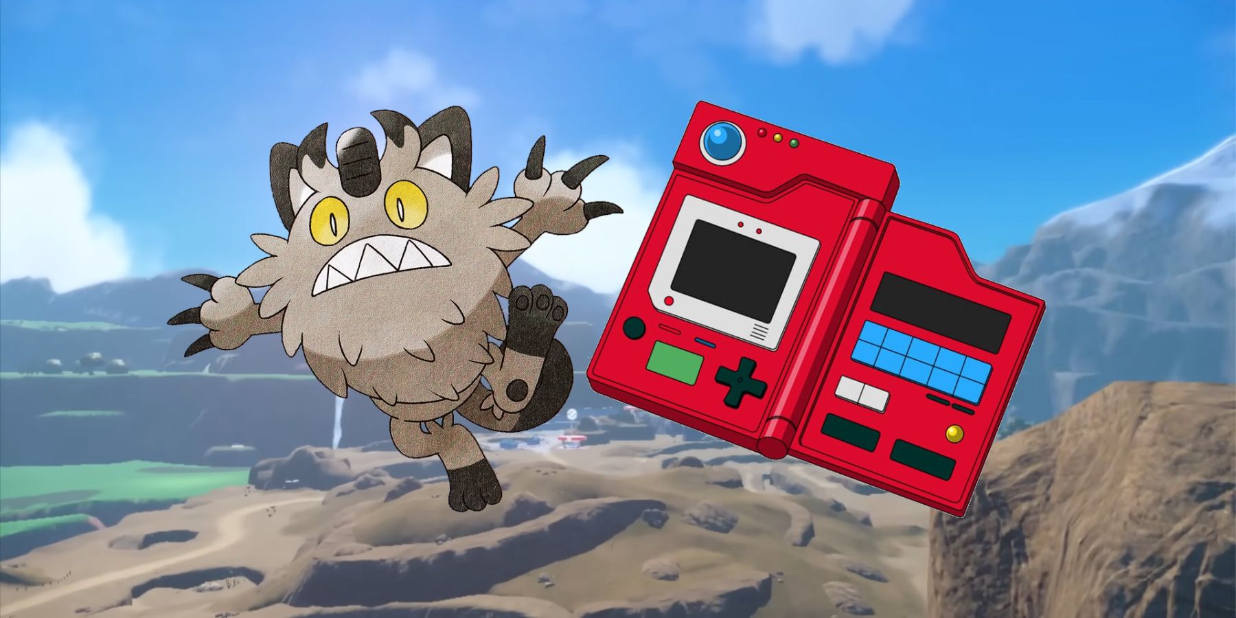 Pokemon Scarlet Violet Pokedex Galarian Meowth