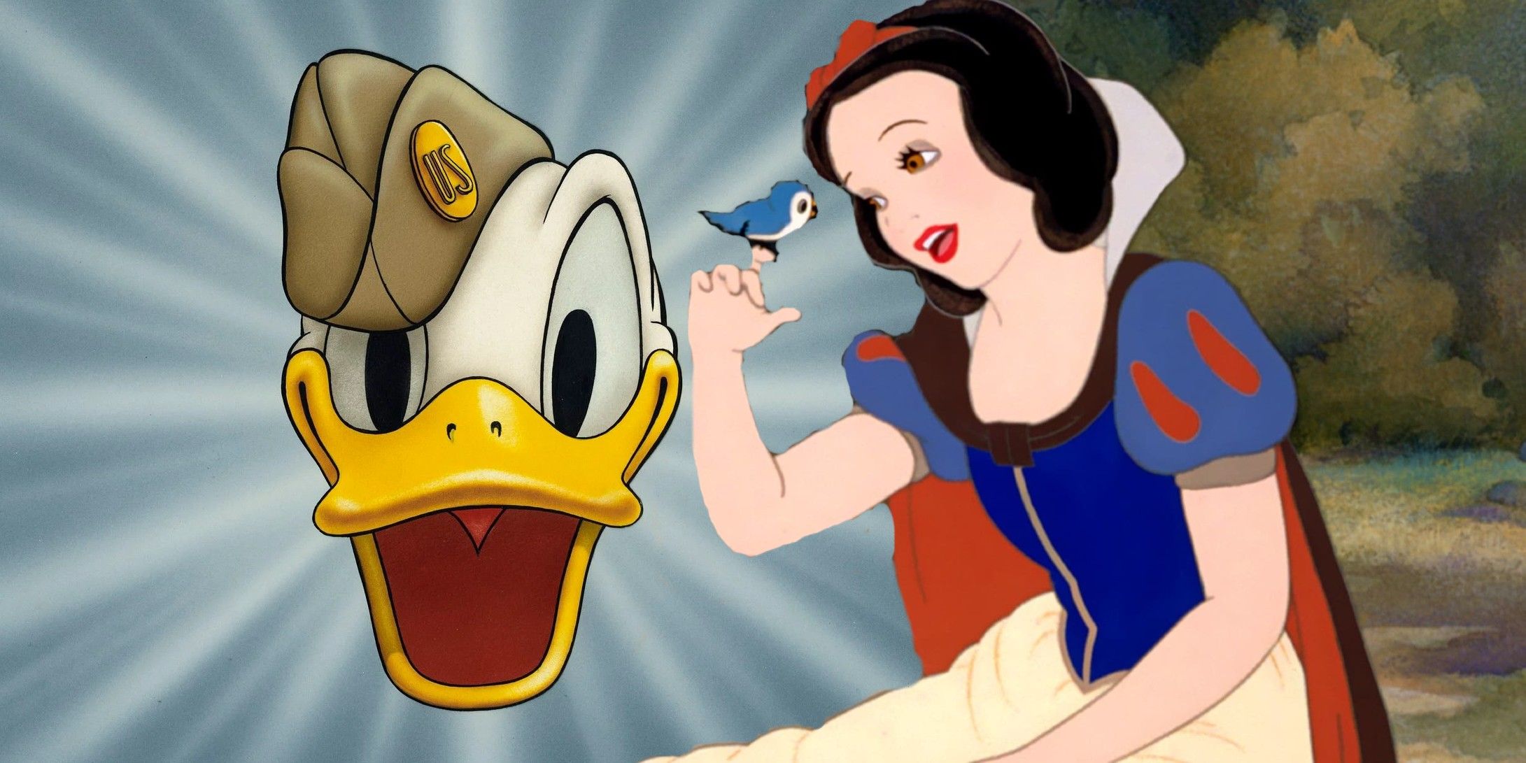 Snow White and Donald Duck