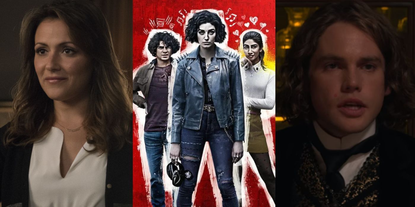 Split images of stills from Designated Survivor The Imperfects and Chilling Adventures of Sabrina