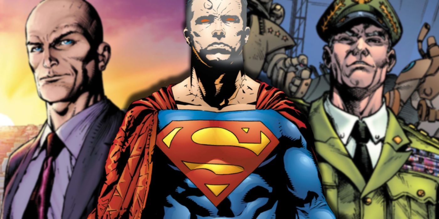 Superman Lex Luthor General Lane DC Comics