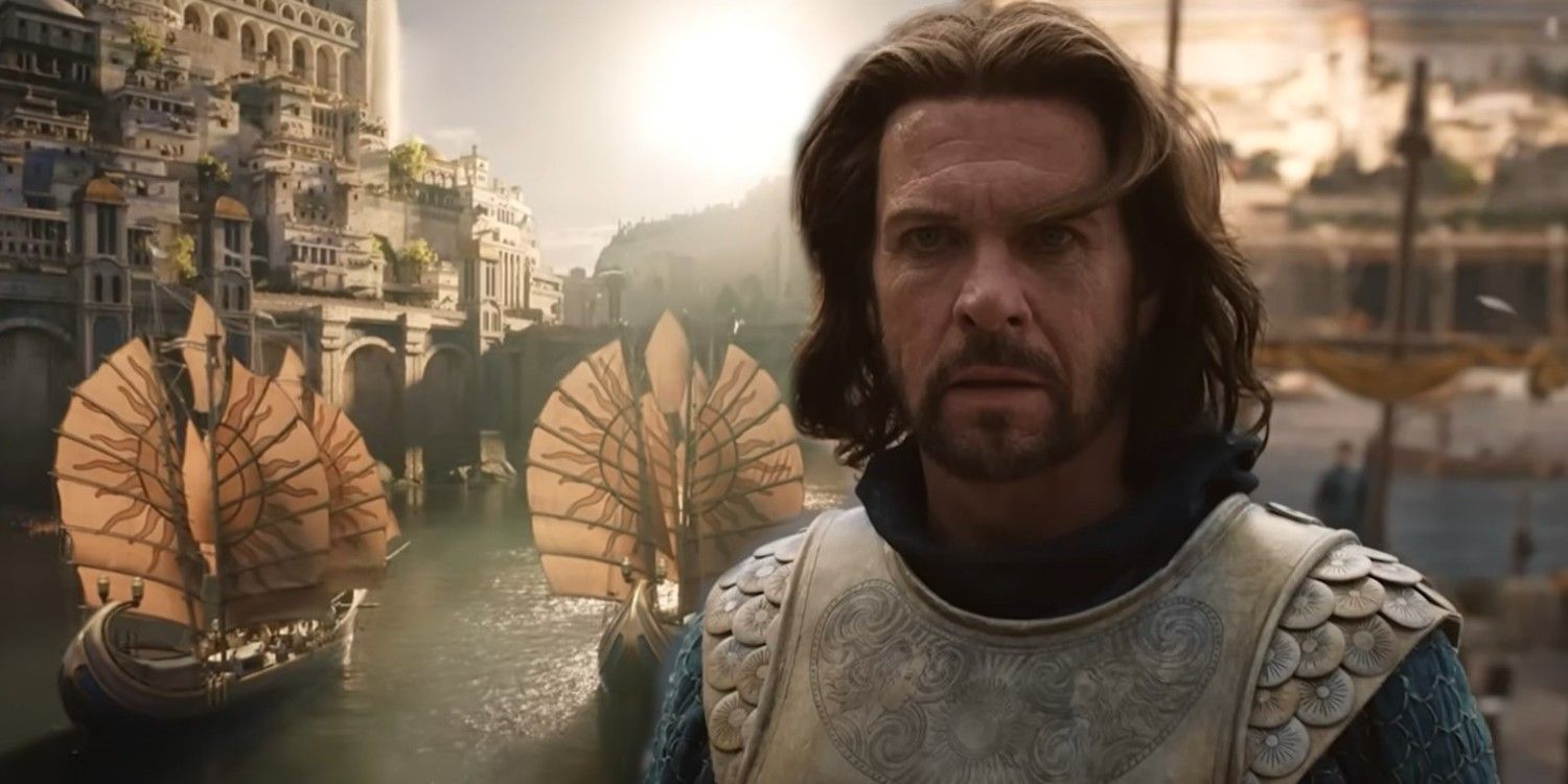 rings of power numenor ships elendil