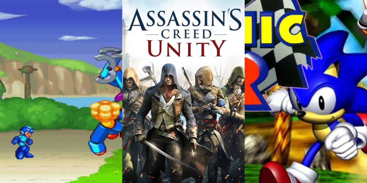 Mega Man 8 Assassin's Creed Unity Sonic R Split