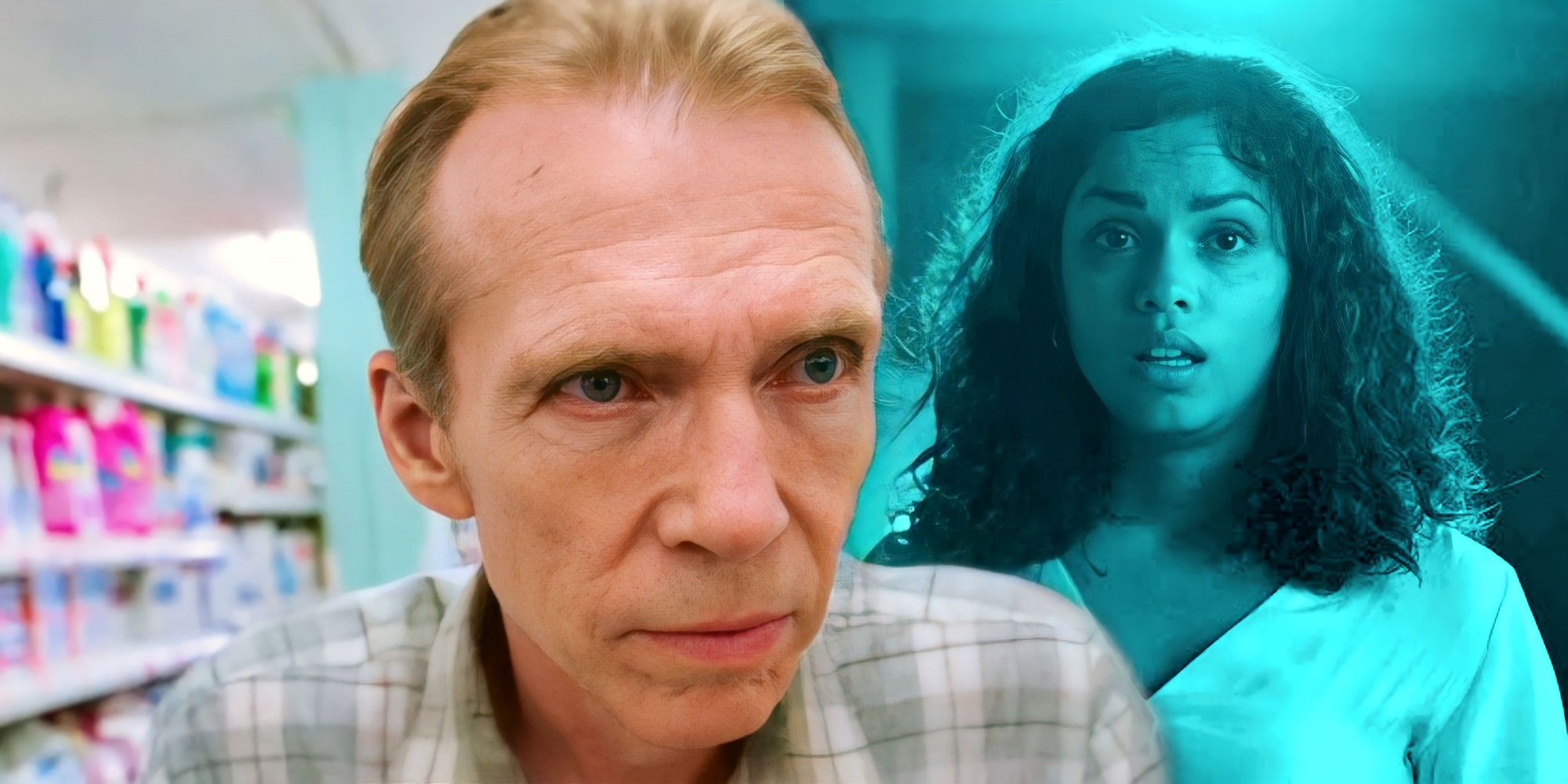 Richard Brake as Frank and Georgina Campbell as Tess in Barbarian