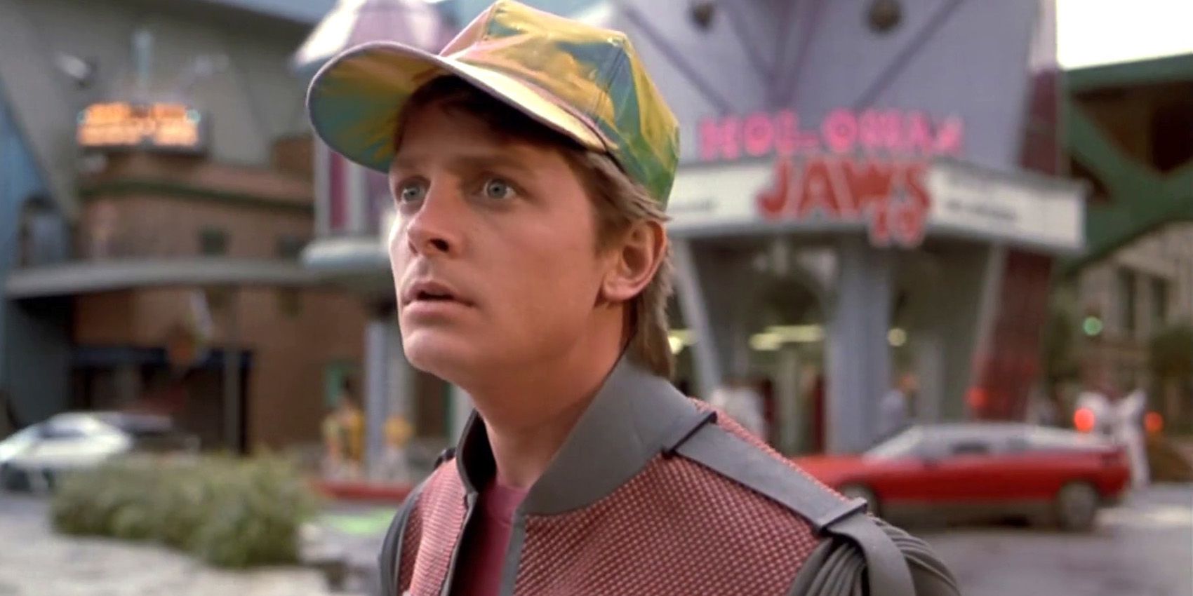 Marty in the 2015 in Back to the Future Part II