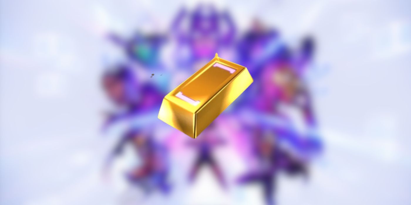 A Brick of Gold With Marvel Snap's Poster in the Background