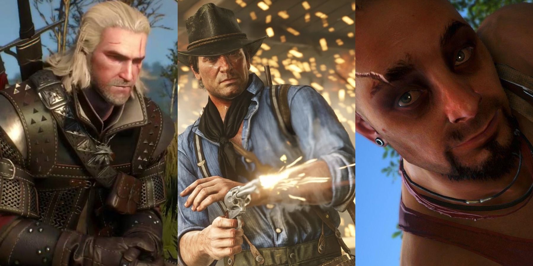 GTA 5 Featured Main Characters In Far Cry 3 Witcher 3 Red Dead 2