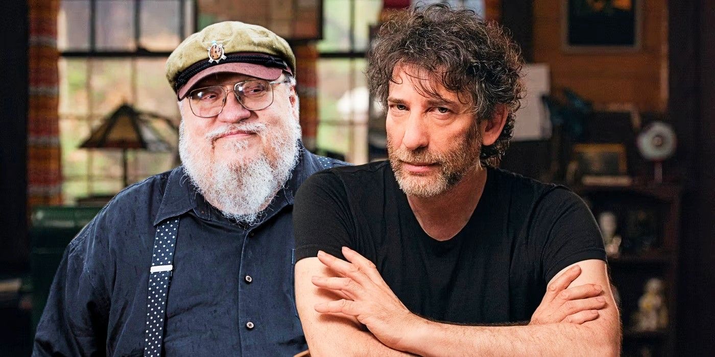 Neil Gaiman and George RR Martin